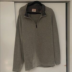 Wrangler XXL Men's Zip Up Gray Sweater New NWT